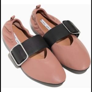 & Other Stories buckled ballet flats